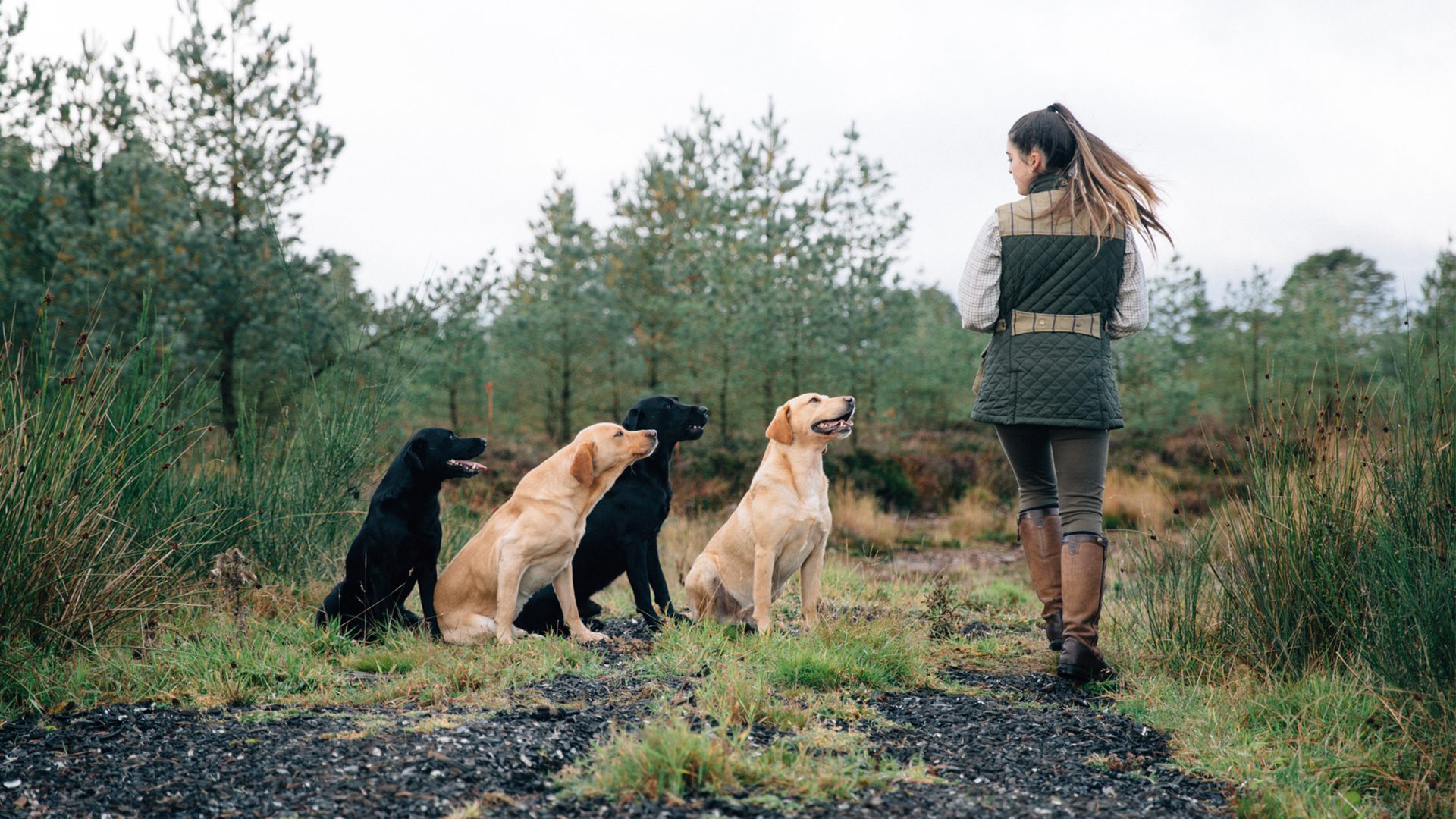 Iona McKechnie, Supervisor of the Kennels on the grounds at the Gleneagles estate.