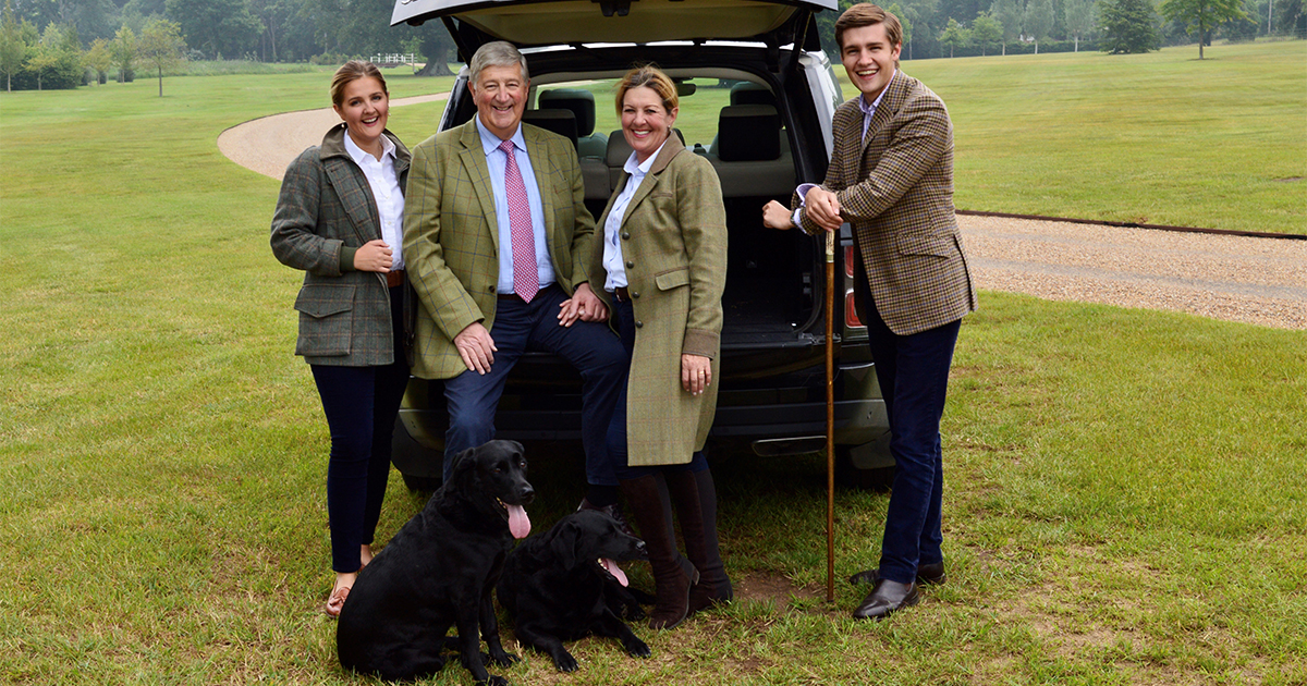 Roger Skinner and his family